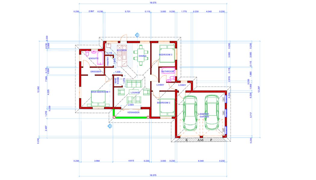 3 Bedroom House — Design 2